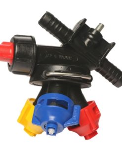 Головка (форсунка) тройная проходная для опрыскивателя