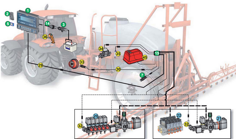 Компьютер на опрыскиватель Bravo-300S ARAG — изображение 2