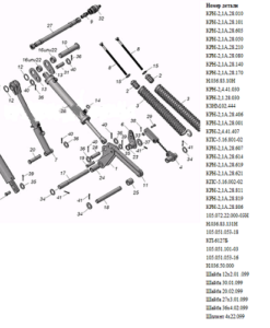 Механизм подъёма КН 2,1