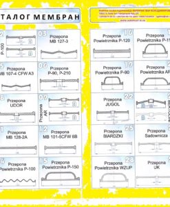 Каталог мембран к насосам опрыскивателей