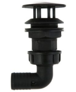 Патрубок всасывающий с коленом ø25