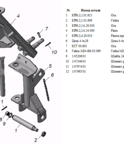 Рама навески КН 2,1